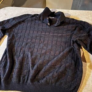 Black Textured Sweater